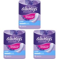 Een afbeelding van Always Maandverband Discreet Long 3-pack