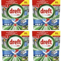 Een afbeelding van Dreft Platinum plus vaatwascap 4-pack