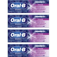 Een afbeelding van Oral-B 3D white vitalize tandpasta 4-pack
