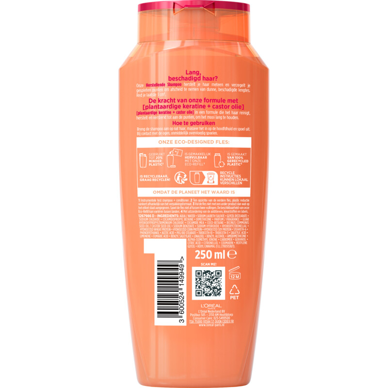 Een afbeelding van L'Oréal Paris Elvive Dream lengths shampoo