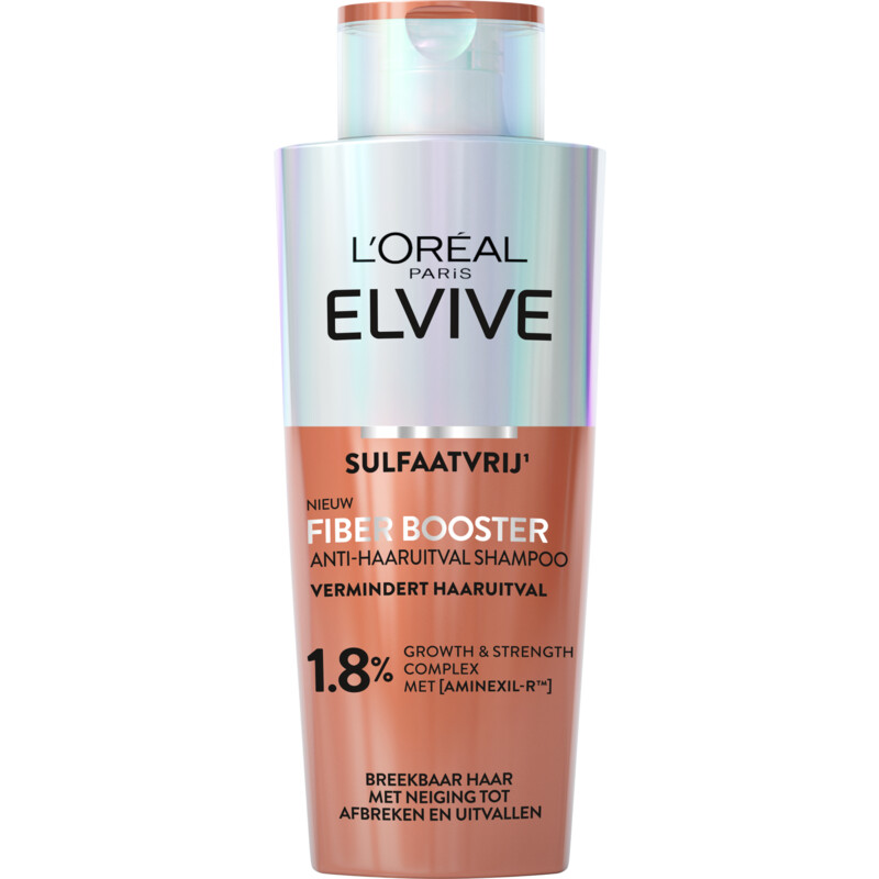 Een afbeelding van L'Oréal Paris Elvive Fiber booster anti-haaruitval shampoo