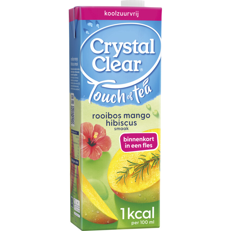 Een afbeelding van Crystal Clear Touch of tea rooibos mango