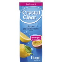 Een afbeelding van Crystal Clear Citroen- en passievruchtsmaak