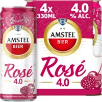 Een afbeelding van Amstel Rosé bier 4-pack