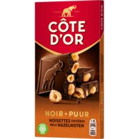 Een afbeelding van Côte d'Or Reep puur hele hazelnoot