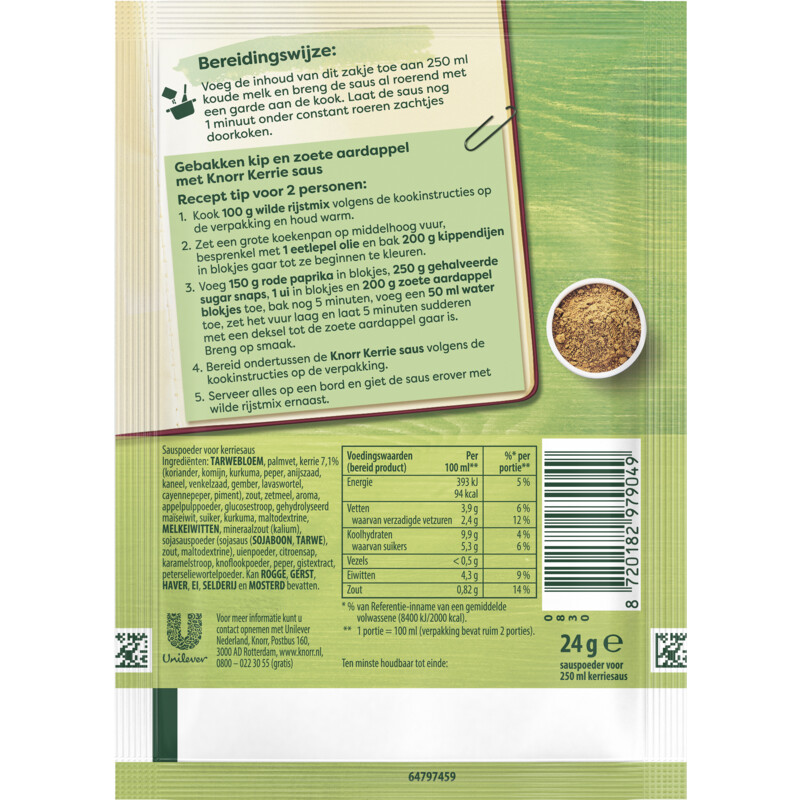 Een afbeelding van Knorr Mix kerriesaus