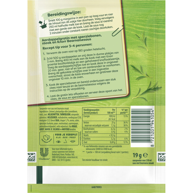 Een afbeelding van Knorr Bearnaise saus