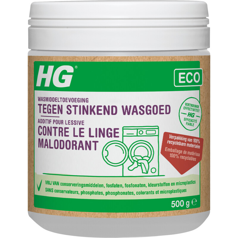 Een afbeelding van HG Eco tegen stinkend wasgoed