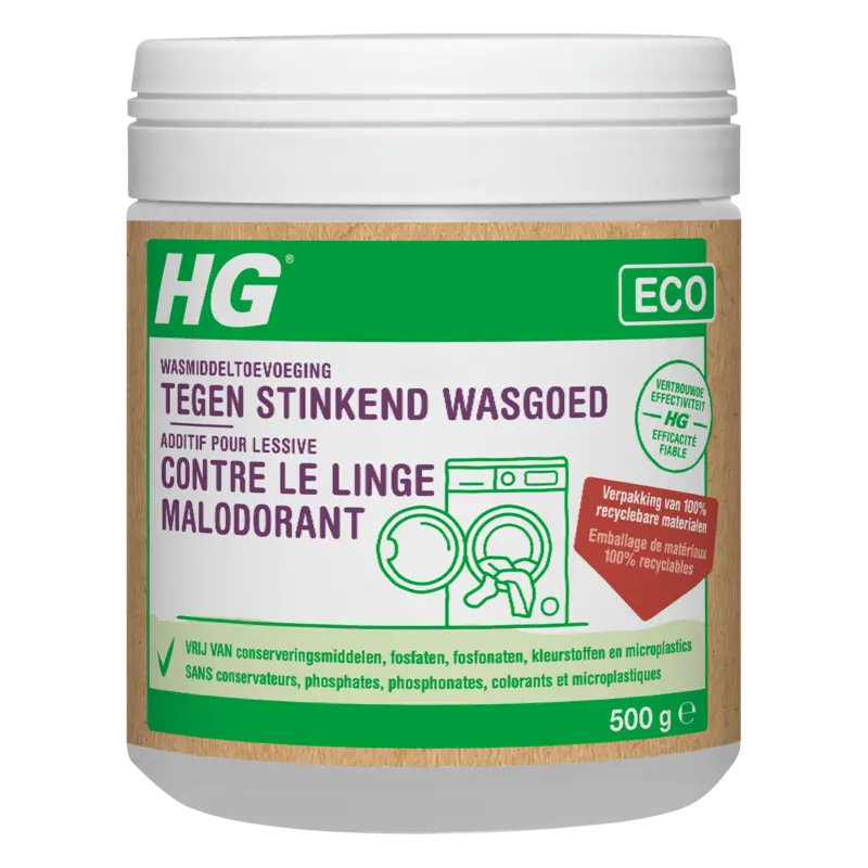 HG Eco tegen stinkend wasgoed