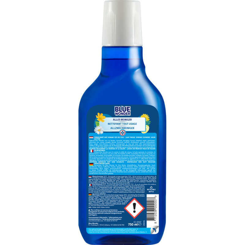 Een afbeelding van Blue Wonder Allesreiniger