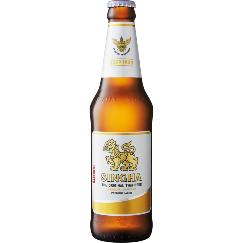 Een afbeelding van Singha The original Thai beer premium lager
