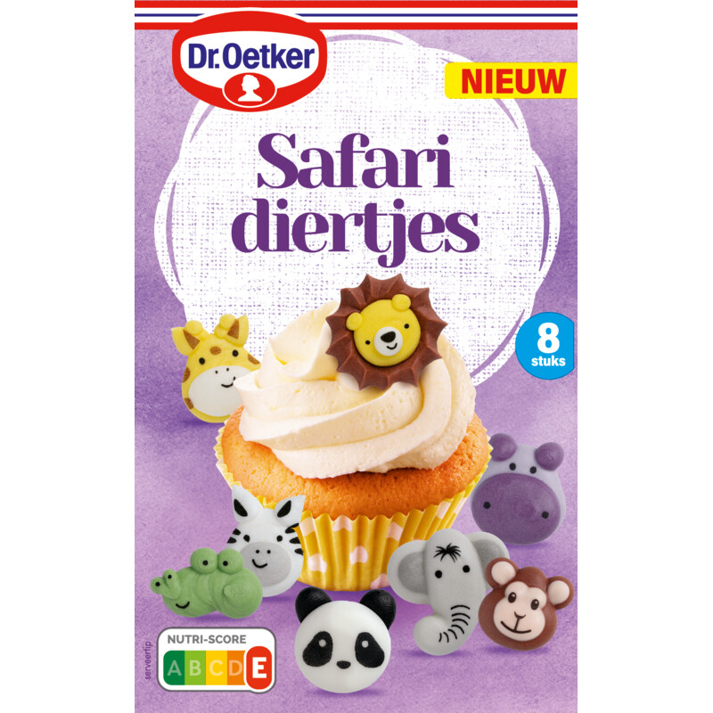 Een afbeelding van Dr. Oetker Safari diertjes decoratie