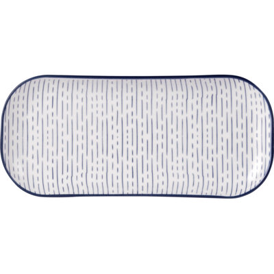 pdp-image-AH Serveerschaal blauw streep