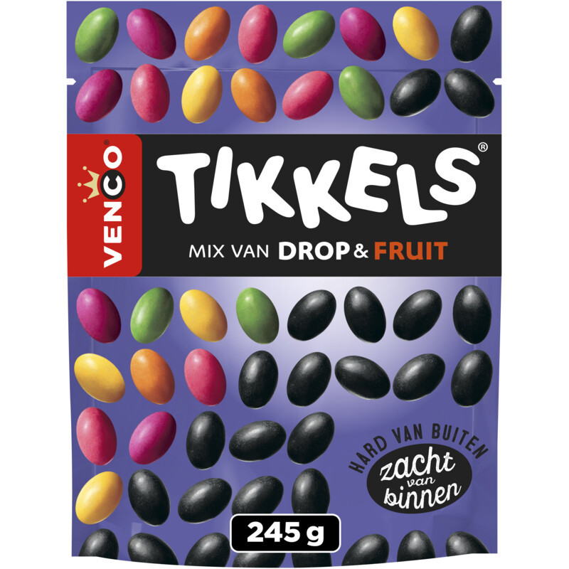 Een afbeelding van Venco Tikkels drop & fruit