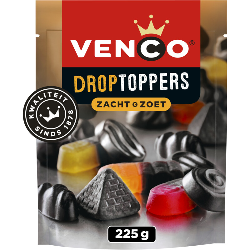 Een afbeelding van Venco Droptoppers zacht & zoet