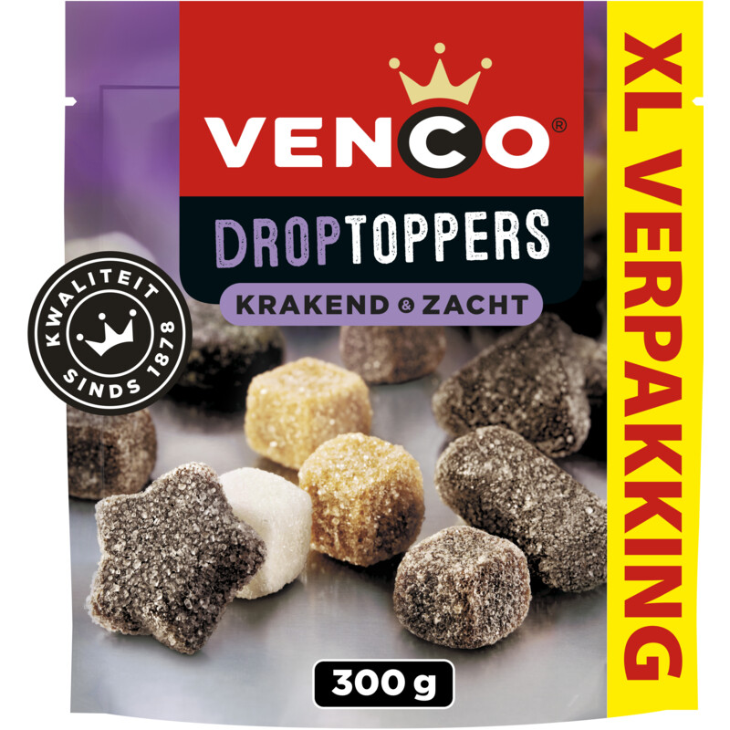 Een afbeelding van Venco Droptoppers krakend & zacht voordeelpak