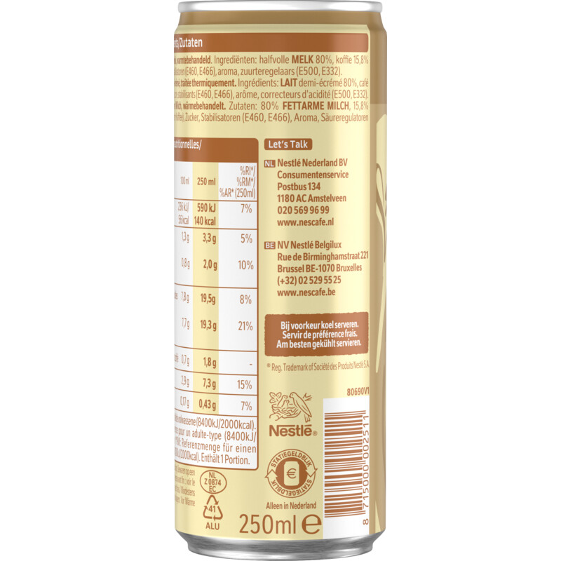 Een afbeelding van Nescafé Latte
