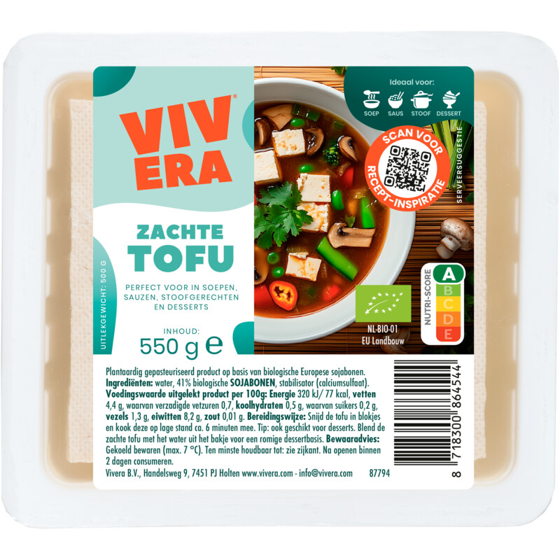 Een afbeelding van Vivera Zachte tofu