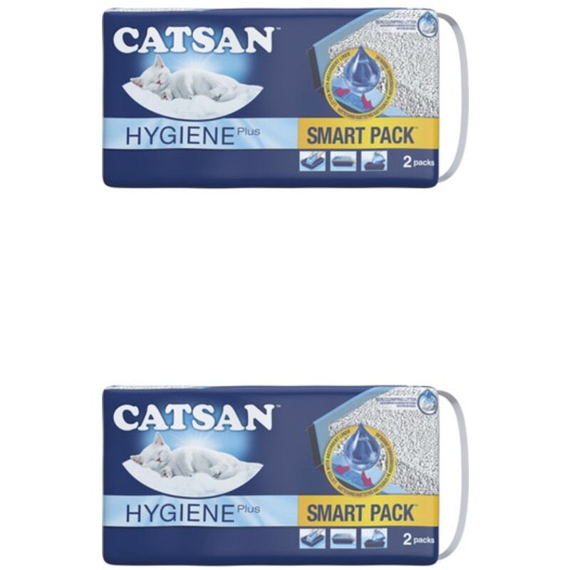 Een afbeelding van Catsan 2x4L Kattenbakvullling 2-pack