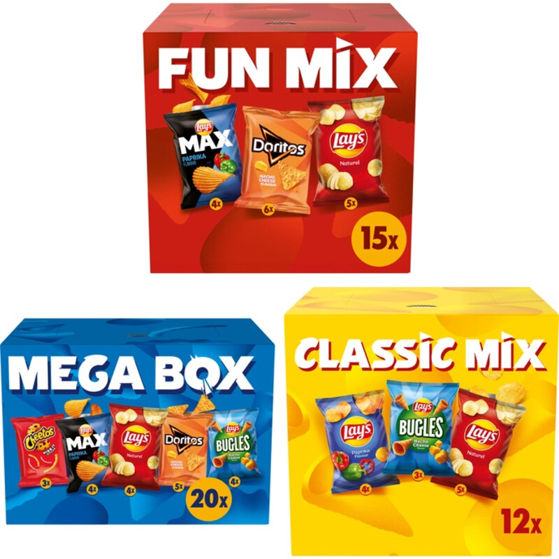 Een afbeelding van Lay's Mix box pakket