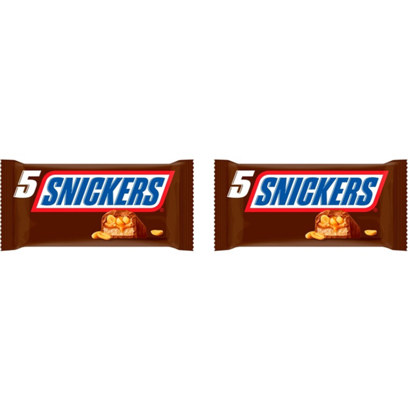 Een afbeelding van Snickers Chocolade repen multipacks 2-pack