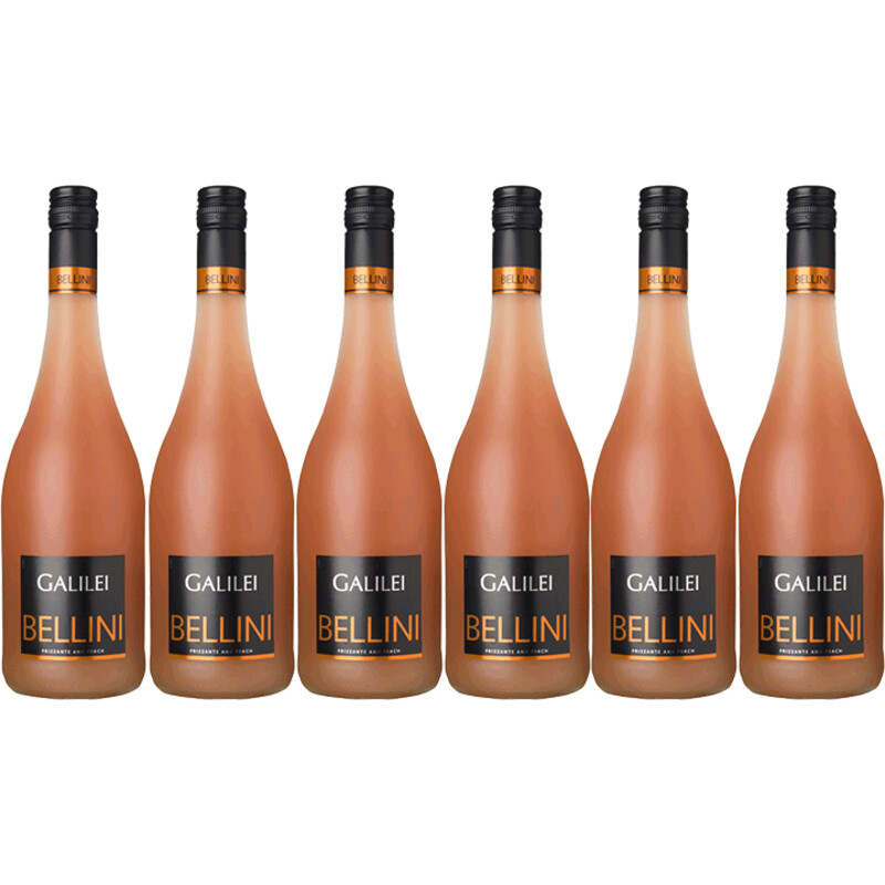 Een afbeelding van Galilei Bellini frizzante peach 6 flessen