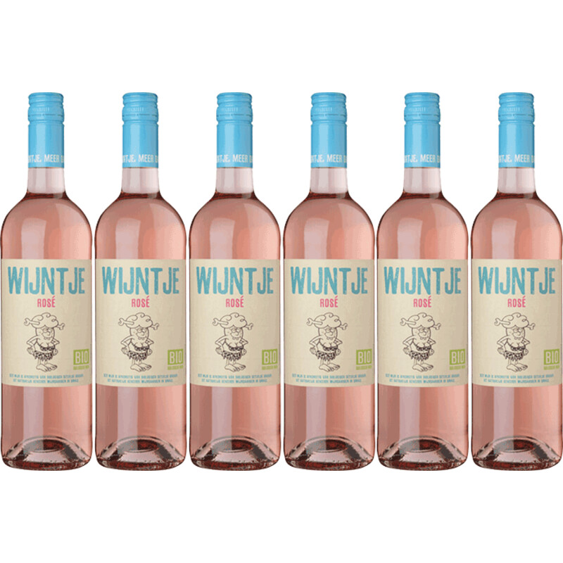 Een afbeelding van Wijntje Rosé bio 6 flessen