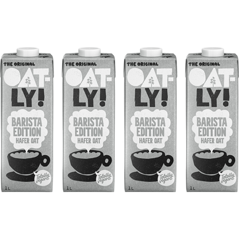 Een afbeelding van Oatly! Barista Edition 1L 4-pack