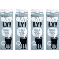Een afbeelding van Oatly! Haverdrank Halfvol Gekoeld 4-pack