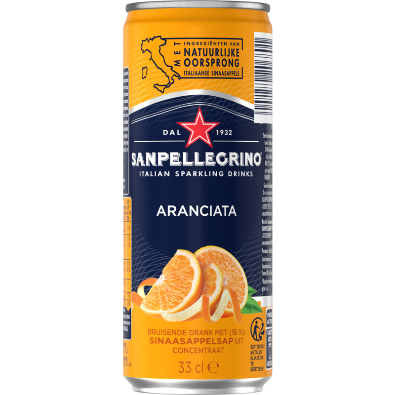 Een afbeelding van S. Pellegrino Aranciata