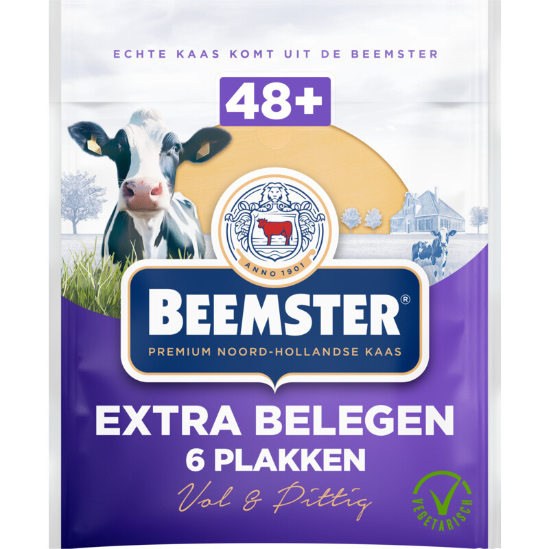 Een afbeelding van Beemster Extra belegen 48+ plakken