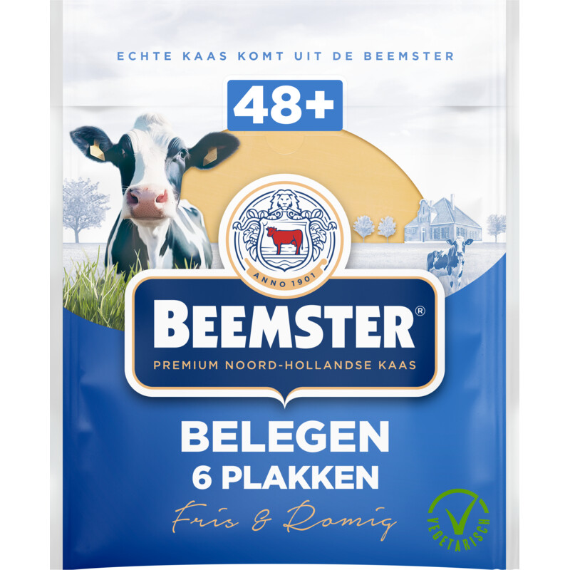 Een afbeelding van Beemster Belegen 48+ plakken