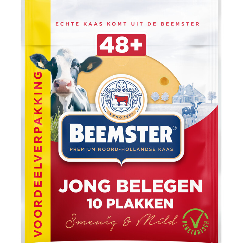 Een afbeelding van Beemster Jong belegen 48+ plakken voordeel