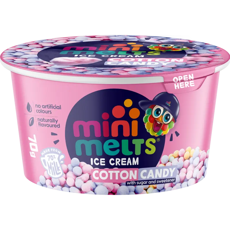 Mini Melts Ice cream balls cotton candy