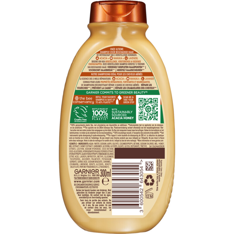 Een afbeelding van Ultra Doux Shampoo geheim van honing bel