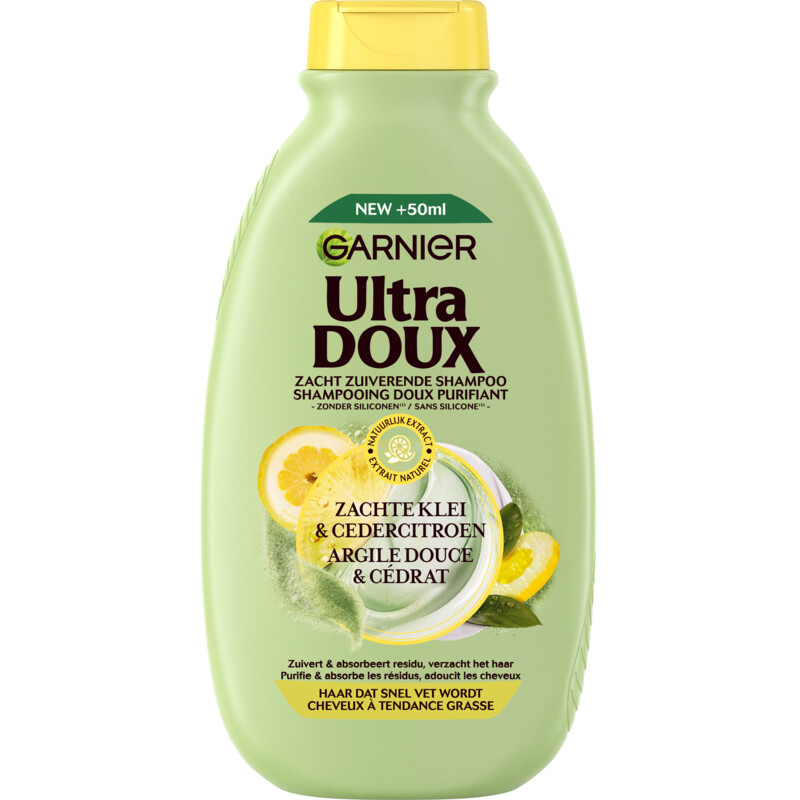 Een afbeelding van Ultra Doux Shampoo zachte klei & cedercitroen bel