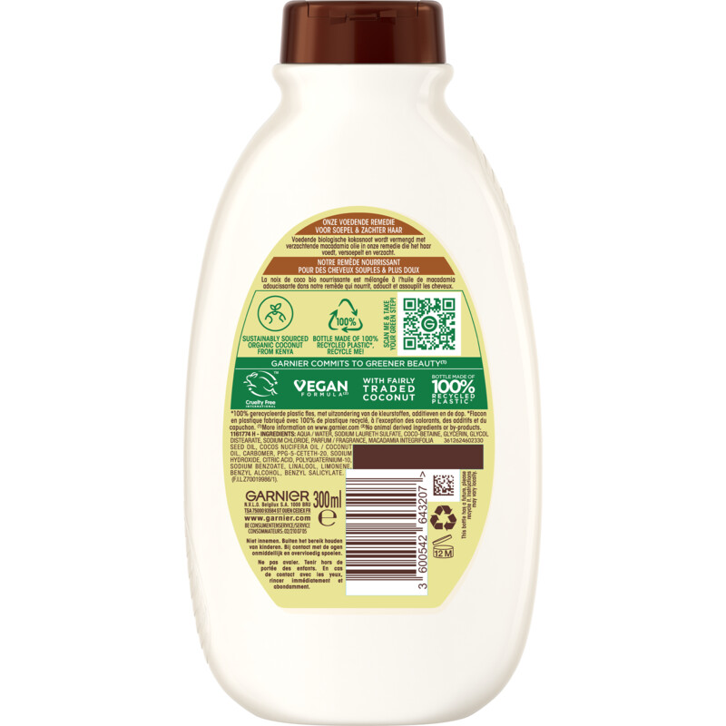 Een afbeelding van Ultra Doux Shampoo kokosmelk & macadamia bel