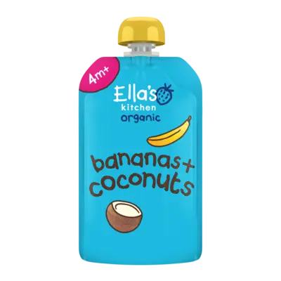 pdp-image-Ella's kitchen Knijpfruit bananas + coconuts 4m+