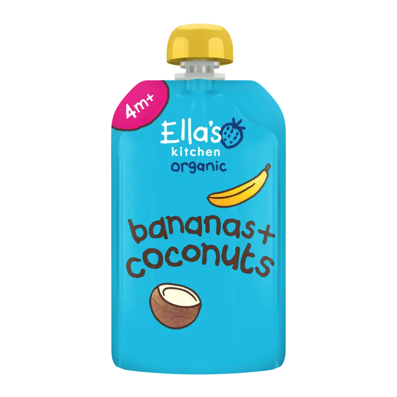 Knijpfruit bananas + coconuts 4m+