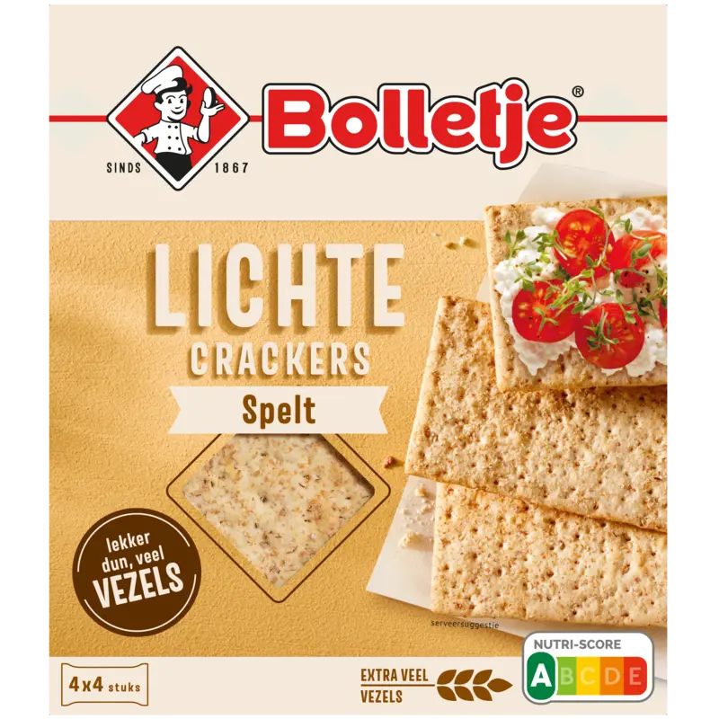 Bolletje Lichte crackers spelt