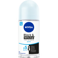 Een afbeelding van NIVEA Black & white pure deodorant roller