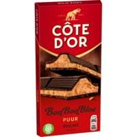 Een afbeelding van Côte d'Or BonBonBloc chocoladereep praliné puur