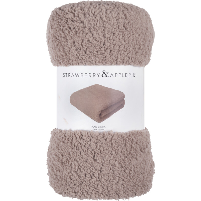 Een afbeelding van S&A Plaid teddy taupe