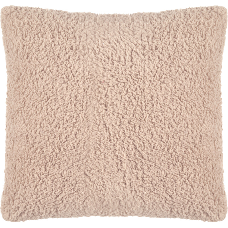 Een afbeelding van S&A Kussen teddy beige