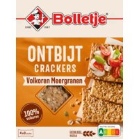 Een afbeelding van Bolletje Ontbijtcrackers Volkoren Meergranen