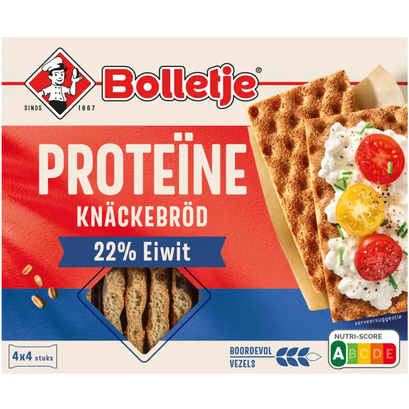 Bolletje Proteïne knäckebröd 22% eiwit