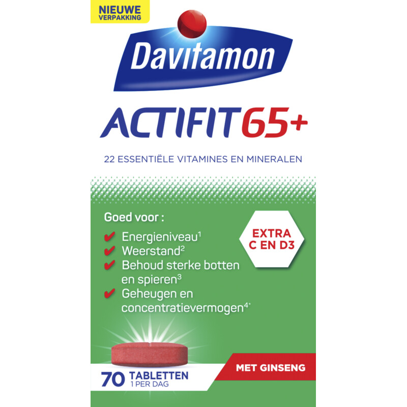 Een afbeelding van Davitamon Actifit 65+