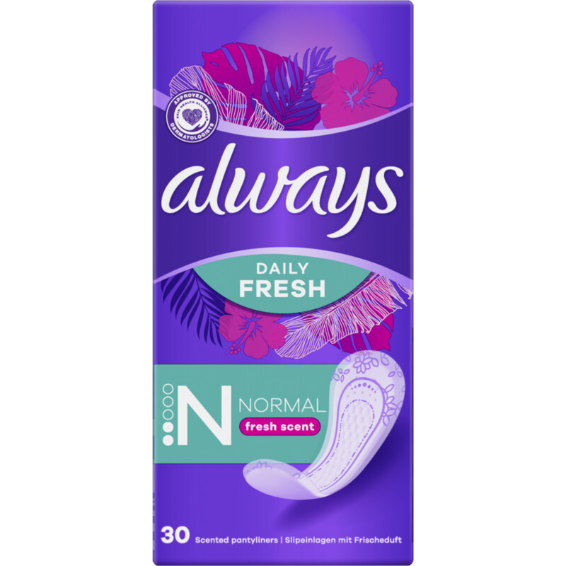 Een afbeelding van Always Fresh normal fresh scent inlegkruisje
