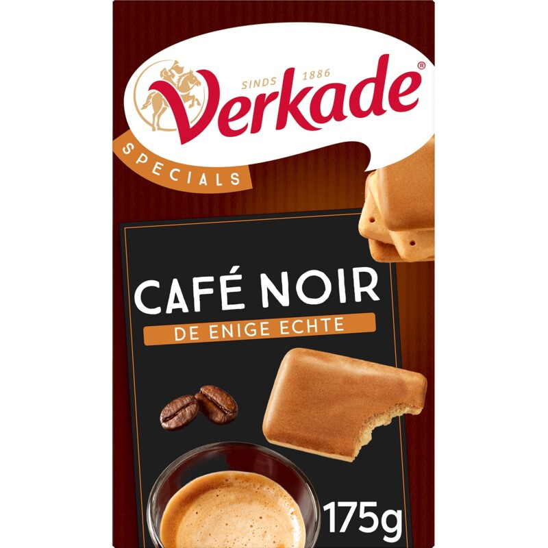 Een afbeelding van Verkade Café noir de enige echte