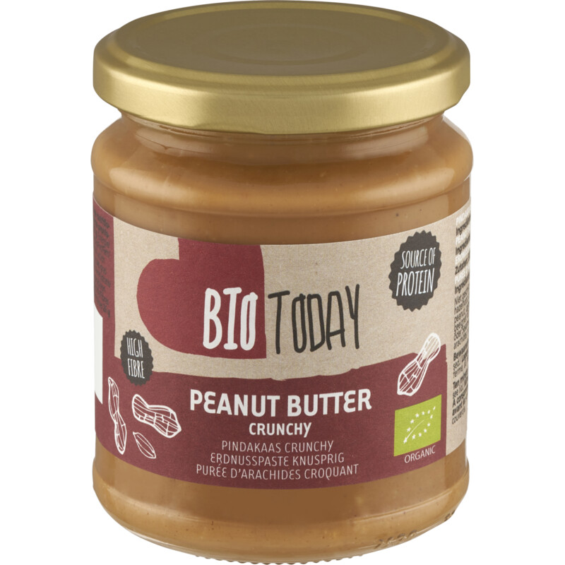 Een afbeelding van BioToday Peanutbutter crunchy bio